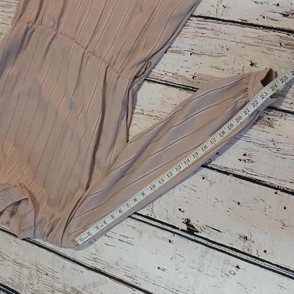 Henry Lee Tan Black Striped Vintage Union Made Long Sleeve Modest Dress 14 NWT - Picture 6 of 12